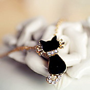 Women's Lovely Cat Short Necklace