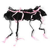 4 Straps Glamour Lace With Bowknot Wedding Garter(More Colors)