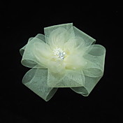 Fashion Net With Silk Flower Women's Fascinators