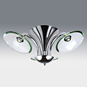 9W LED Flush Mount with Glass Shades