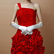 beau mariage élastiques en satin bout des doigts des femmes de longueur coude / soirée des gants (plus de couleurs)