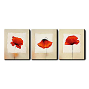 Set main peinture à l'huile florale peinte de 3 1211-FL0043