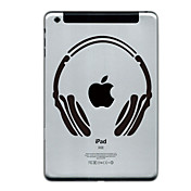 Headset Design Protector Sticker for iPad Mini