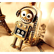 vendimia de las mujeres collar de auriculares robot