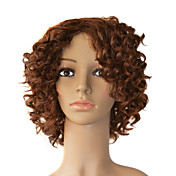 sem tampa de alta qualidade sintética de 12 polegadas cabelo encaracolado perucas
