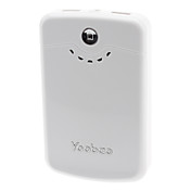 Banque YOOBAO Portable Power pour les produits numériques avec LED (11200 mAh, Blanc)