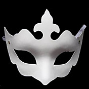 DIY  Ruffles  White PVC Party Mask