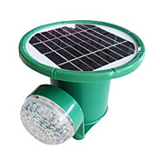 2W Iron LED Solar Post Garden Light(RGB)