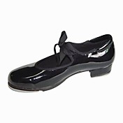 Patent Leather Upper Ballroom Tap Dance Shoes for Women Tap Included