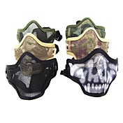 Multi-Color Ademend Airsoft Stainless Steel Mesh Skull Mask (verschillende kleuren)