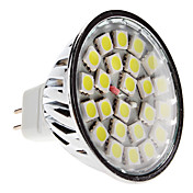 MR16 5W 24x5050 SMD 380-420LM 6000-6500K Natural White Light LED Spot Bulb (12V)