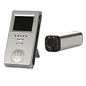 3분의 1 인치 컬러 CMOS 카메라와 2.5 "TFT LCD 모니터 아기