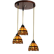60W E27 Contemporary Pendent Lights with Shell Shade