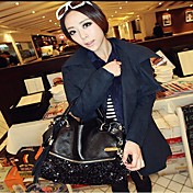 Kvinder Casual Leopard Sequin Satchel (34 * 12,5 * 26cm)