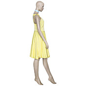 Cosplay Costume Inspired by Neon Genesis Evangelion Asuka Yellow Dress
