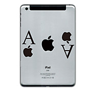 A and Apple Design Protector Sticker for iPad Mini