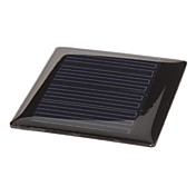 2V 150mA Solar Powered Battery Panel Board - Black