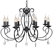 60W E14 lustre estilo 8-luz Palace em Recurso Vela