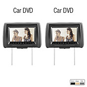 ACURA VISION - 9 Inch Touch Button Headrest Car DVD Player with Game(1 Pair)