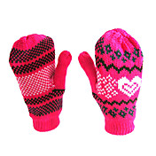 Pink Lady's Wollen Garen Gebreide Handschoenen