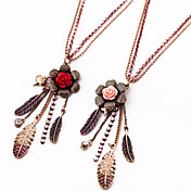 Women's Flower Short Pendant