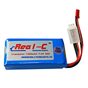 Real-C High Rate 1300mAh 7.4V 2S 20C Li-Polymer Battery