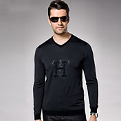 manga masculina casual longo de grande porte solto t-shirt
