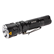 sipik Fokus einstellbar 3-Modus 10w 1000lm CREE XM-L T6 LED Taschenlampe mit Clip (3xAAA, 1x18650)