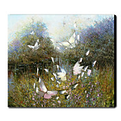 Hand Painted Oliemaleri Animal 1211-AN0035