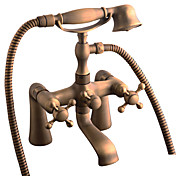Centerset Antique Brass Tub Faucet