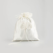 Lovely Satin with Flower Wedding Bridal Purse(More Colors)