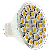 MR16 5W 24x5050 SMD 380-420LM 2800-3300K Warm White Light LED Spot Bulb (12V)
