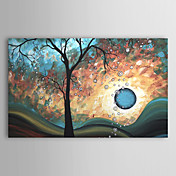 pintados à mão pintura a óleo abstrata, com quadro esticado