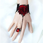 Women's Vintage Lace Flower Bracelet/Ring