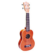 Hanknn - (Christmas-21) Plywood Mahogany Soprano Ukulele with Bag