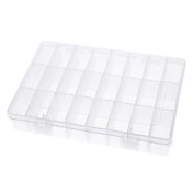24-Lattice boîte en plastique Coffret à bijoux