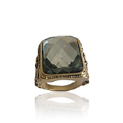Encantador liga Imitação Anel Gem Stone