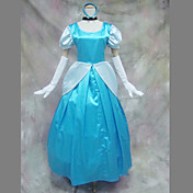 Cendrillon bleu et blanc robe de costume de Halloween (3 Pieces)