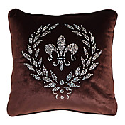 moderna de veludo fronha brilhante decorativo