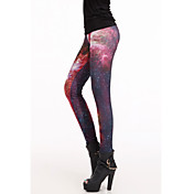 colore delle donne legging asimmetrico