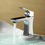 Sprinkle® by lightinthebox - cromado latón Central sola manija baño grifo del fregadero