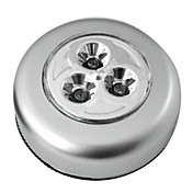 Creative Mini 3D Ronde Touch Light (Willekeurige kleuren, Powered By batterij)