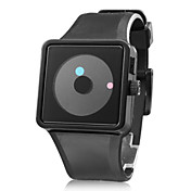 Orologio unisex con cinturino in silicone - Nero