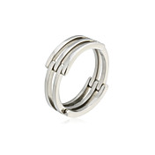 Charme Anello Inox irregolare