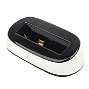 Aluminium Data Sync and Charge Cradle Docking Station for iPhone 5 (White)