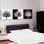 Stretched Canvas Print Contemporary Abstract Tree Set of 3 1301-0191