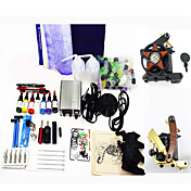 2 Iron Tattoo Machine Guns Kit med LED Strøm