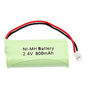 2.4V 800 mAh AAA ricaricabili NI-MH con PH Port