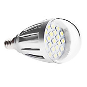 E14 3.5W 21x5050 SMD 300-320LM 6000-6500K Natural White Light LED Ball Bulb (110V/220V)