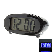 Flying Saucer Style 2.5" Digital Alarm Clock (Assorted Colors, Solar/2xAA)